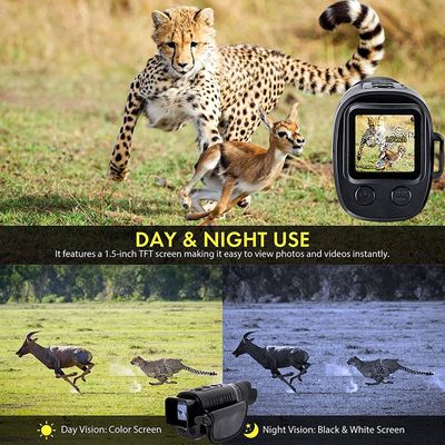 5X Digital Zoom Infrared Night Vision 1.5inch Screen Hunting Night Vision Goggles