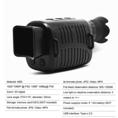 Zoom HD Digital Night Vision Camera Infrared Night Vision For Hunting