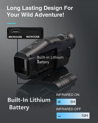 Video Long Distance Infrared Night Vision Goggles Binoculars 1080p Full HD