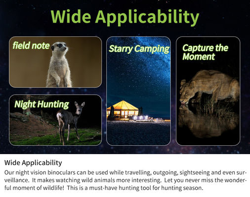 Monocular Digital Image Intensifier Night Vision Camera Outdoor Hunting