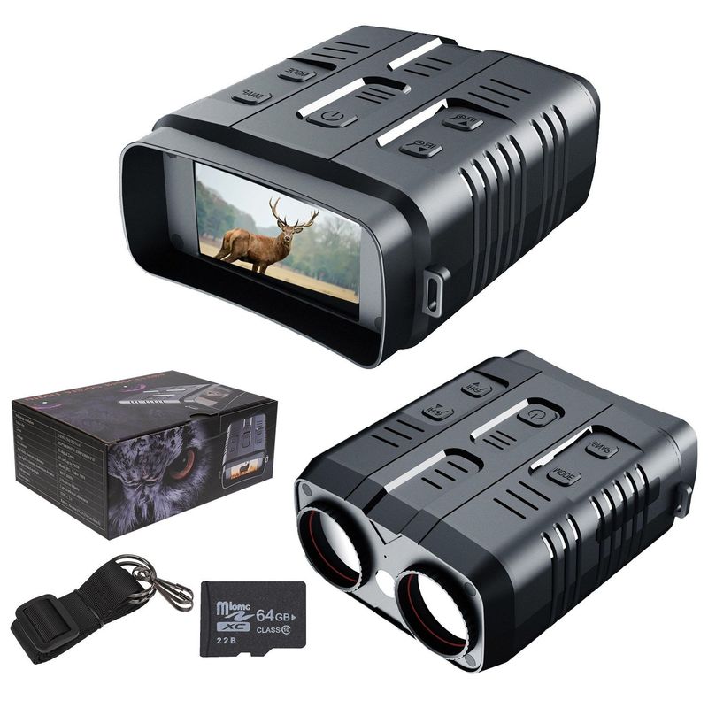 42MP 36MP 24MP Infrared Night Vision Binoculars Goggles For Hunting Travel Surveillance