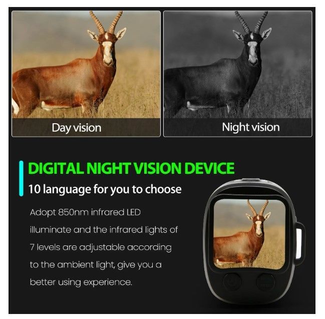 Zoom HD Digital Night Vision Camera Infrared Night Vision For Hunting
